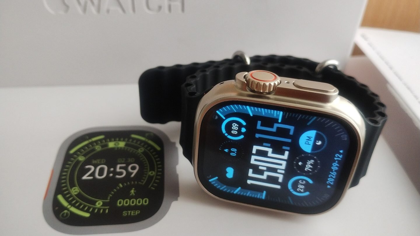 Apple Watch Ultra 3 in titanium with Ocean Band