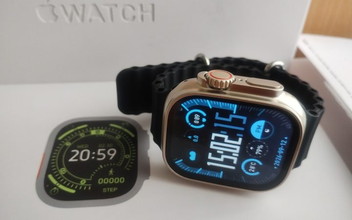 Apple Watch Ultra 3 in titanium with Ocean Band