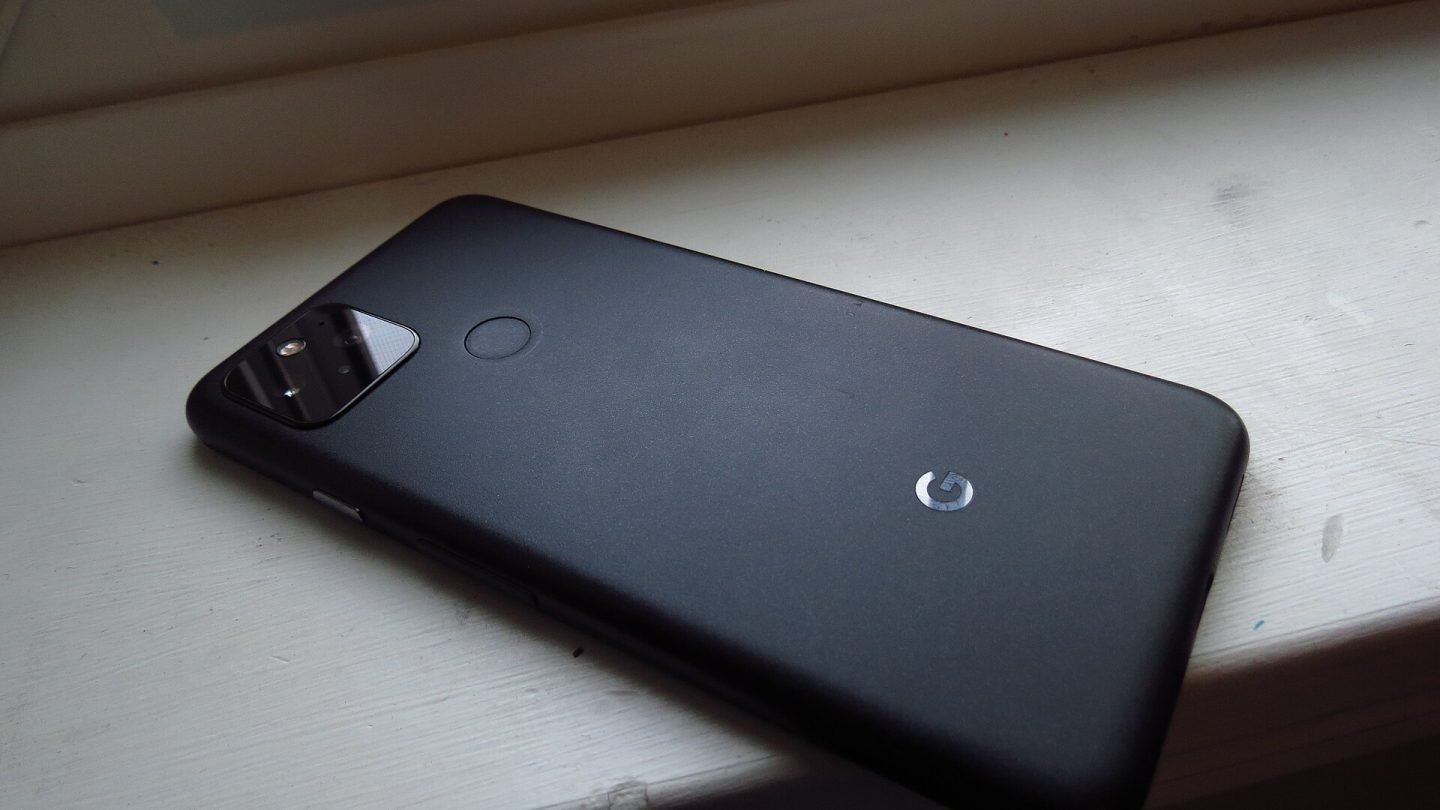 Google Pixel phone rear view