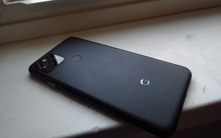 Google Pixel phone rear view